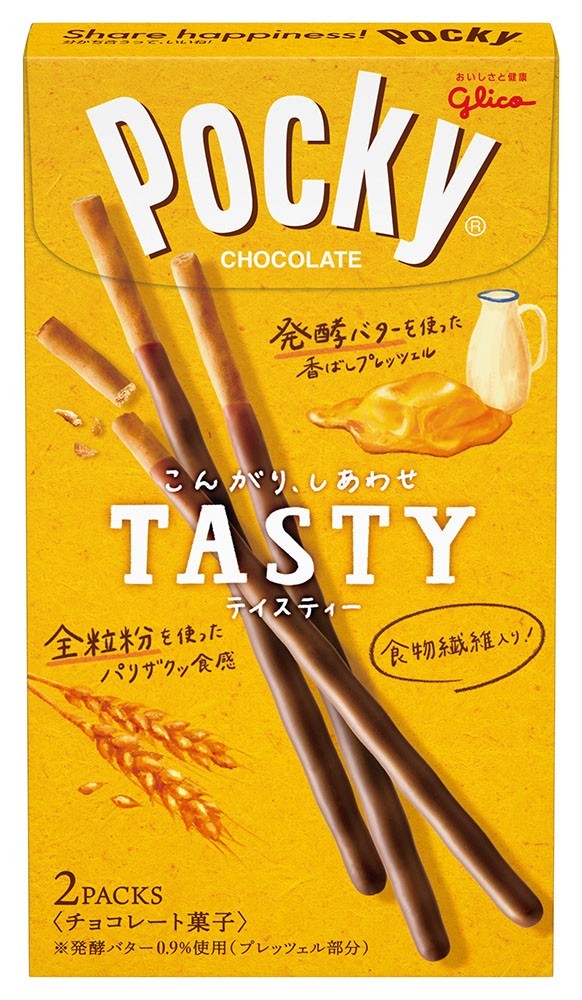 新製品／江崎グリコ／食物繊維を含んだ「ポッキーTASTY」5品 - 激流